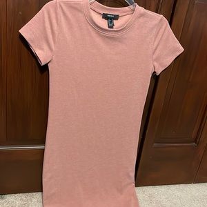 Pink forever 21 bodycon dress.